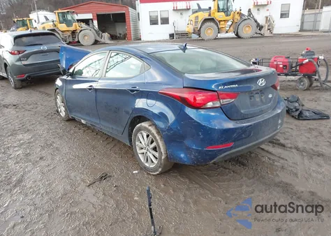 2016 Hyundai Elantra Se z USA, uszkodzony, nr VIN 5NPDH4AE3GH655097